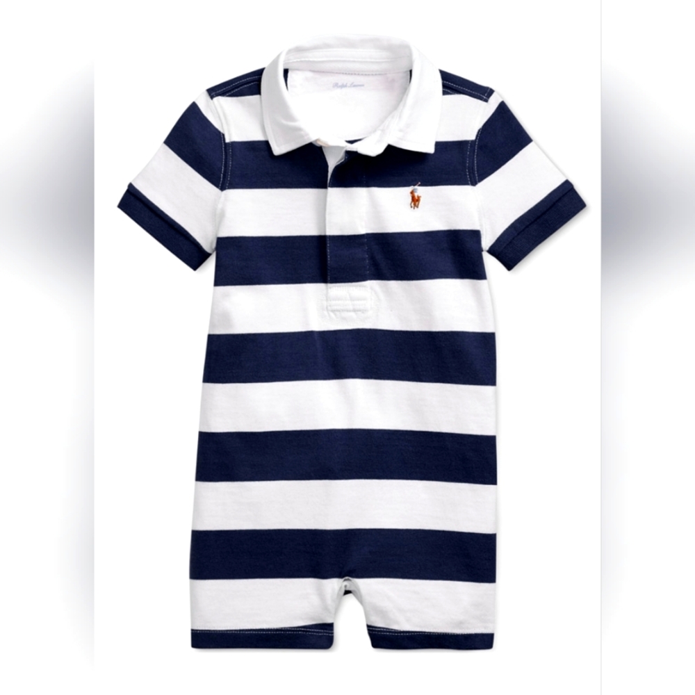 Ralph Lauren Baby Boy Striped Cotton Rugby 18 months